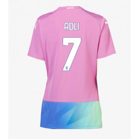 AC Milan Yacine Adli #7 Tredje Kläder Dam 2023-24 Kortärmad